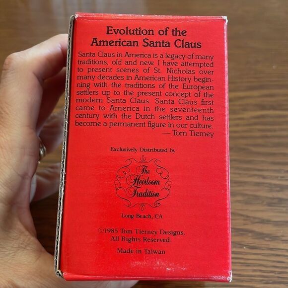 Vtg NWT Evolution of the American Santa Claus “Father Christmas 1871” ornament - Picture 7 of 8